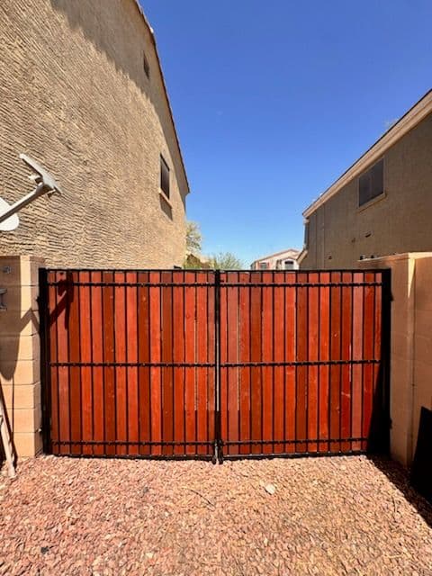 Gallery photos for Revitalized Backyard RV Gate Transformation: Image #1