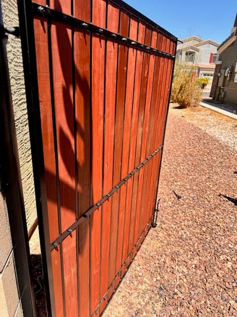 Gallery photos for Revitalized Backyard RV Gate Transformation: Image #2